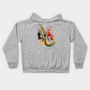 Guitar Art Kids Hoodie